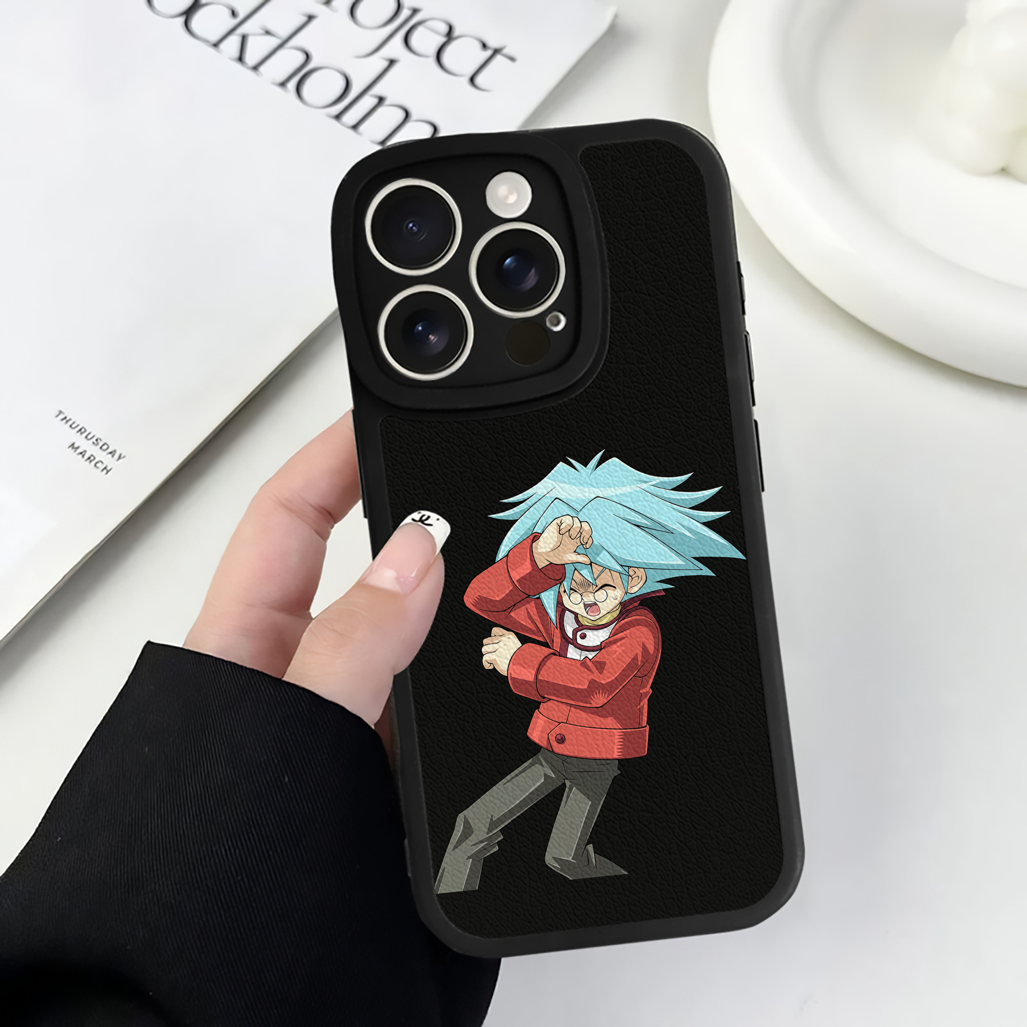 （画像用） 遊☆戯☆王 Yu-Gi-Oh! 【iPhone 16シリーズ対応】シリコンスマホケース（レザー調） 材質：シリコン